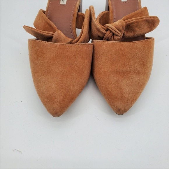 CHELSEA & VIOLET Molly Women's Suede Block Heel Mules - Picture 7 of 12